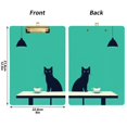 thumbnail image 5 of FORMRS Acrylic Clipboard with Low Profile Clip Standard A4 Letter Size, 12.5" x 9", Green Cat, 5 of 8