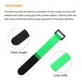 thumbnail image 4 of Uxcell Fastening Hook and Loop Cable Tie 6 Inch x 13/16 Inch Reusable with Buckle Green 10Pcs, 4 of 5