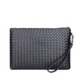thumbnail image 1 of Bolso de mano para hombre, bolso tejido de cuero suave, bolso de mano para hombre, bolso casual sencillo para hombre, bolso de mano, bolso tipo sobre estilo coreano, 1 of 4