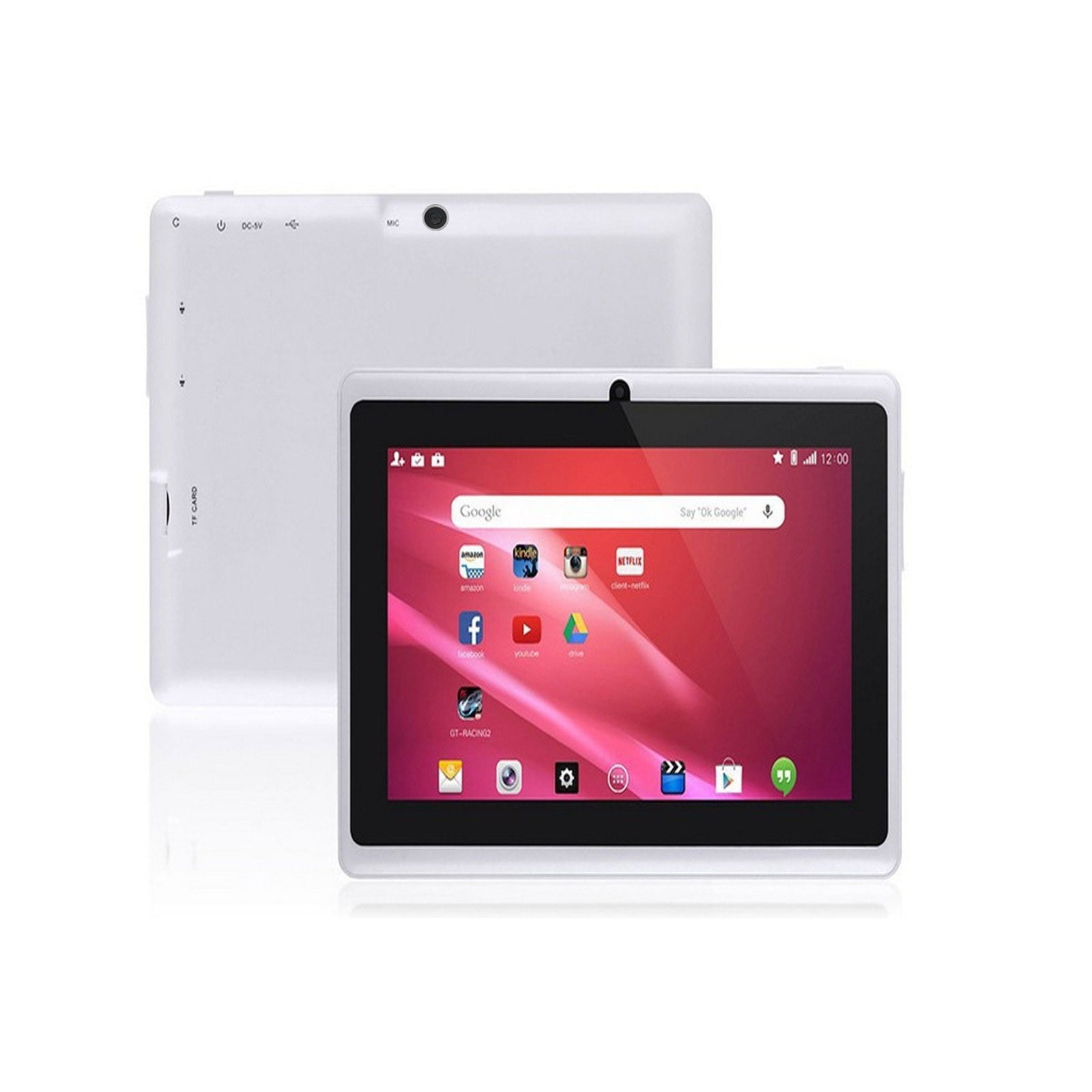 GiliGiliso Clearance 7Inch Google Android 4.4 Duad Core Tablet PC 1GB + 8GB Dual Camera Wifi