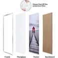 thumbnail image 5 of ELSKER&HOME 16x24 Poster Frame 3 Pack, Sliver Picture Frame for Horizontal or Vertical Wall Mounting, Sturdy and Scratch-proof, 5 of 7