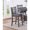 Gray, variant on Geometric Patterned Back, Classy Chairs / Perfect for Dining Room Settings