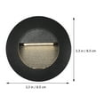 thumbnail image 2 of LED Embedded Aluminum Mini Brick Light Outdoor Garden Recessed Step Wall Light, 2 of 7