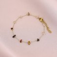 thumbnail image 1 of Granjero Gordo Pulsera de cuentas hecha a mano, adecuada tanto para hombres como para mujeres, pulsera de acero de titanio natural de moda de verano (marrón), 1 of 3