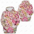 thumbnail image 1 of HelloKitty Mignon Kitty Automne/hiver Pull Imprimé Mode Casual Pull à Capuche, 1 of 7