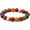 S01, variant on Boho Hippie Colorful Ceramic Bead Stretch Bracelet for Women, Handmade Bohemian Summer Beach Jewelry Gift