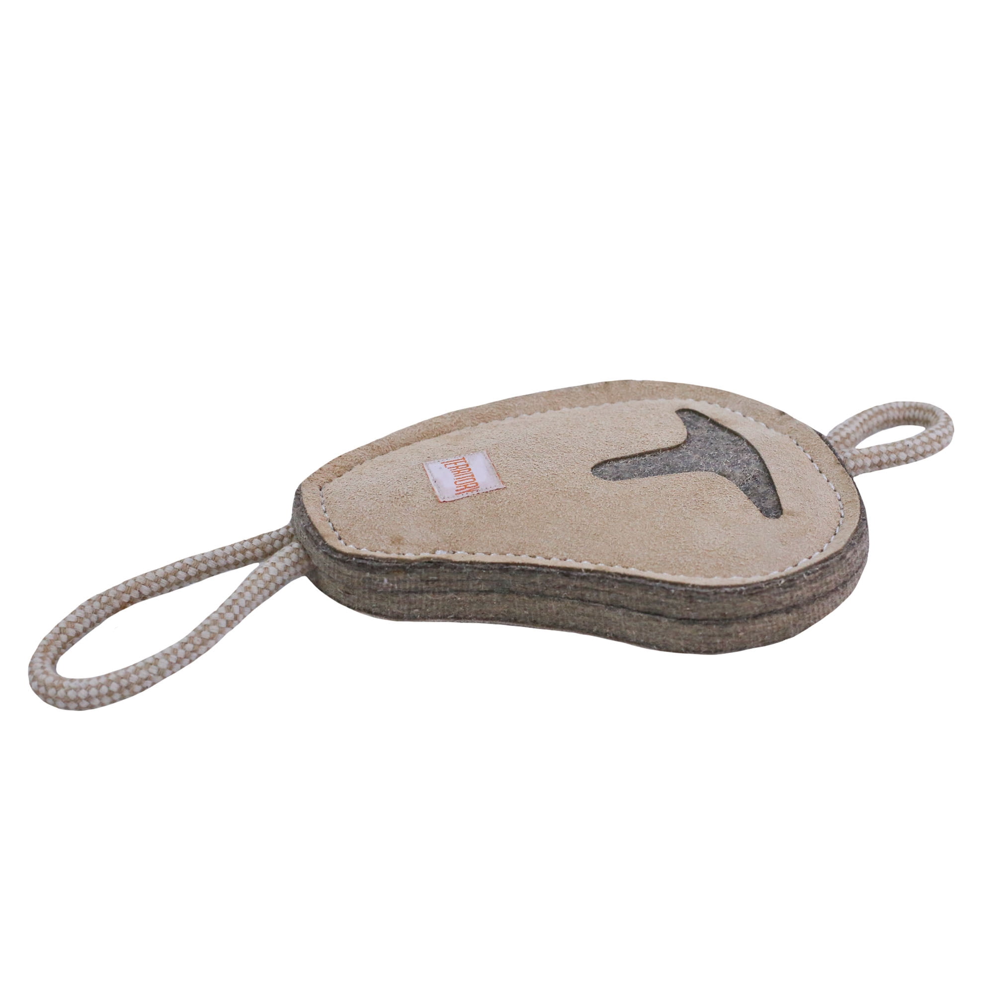Territory TBone Tug Durable Natural Leather Dog Toy