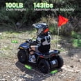 thumbnail image 6 of 36V Ride on Car,IVFJFV Electric 4 Wheeler for 12+ as Gift,500W Motor & 15MPH Max Speed with Parent Speed Control,12Ah Battery Powered Ride-on & Max Range 10 miles,4 Wheel Dual Shock Absorbers, 6 of 14