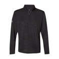 thumbnail image 2 of Lightweight Mélange Quarter-Zip Pullover, S, Black Melange, 2 of 2