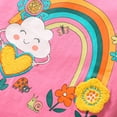 thumbnail image 5 of Nmmacb Baby Kids Girls Summer T-Shirts Toddler Short Sleeve Cotton Top Tees Cartoon Crewneck T-Shirts for 2-8Y, 5 of 8