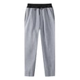 thumbnail image 7 of Blekii Kids Boys Girls Double Color Sweatpants Athletic Running Pants Long Sports Fitness Bottoms, Grey, 90, 7 of 7