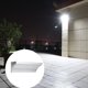 thumbnail image 4 of Lámpara de aplique con sensor de luz de pared LED con energía solar para pasillo de jardín Blanco cálido medio, 4 of 8