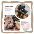 thumbnail image 3 of LYM-Phone Case For Samsung Galaxy A36 5G/SM-A366B, silicone phone case Anti-knock Simplicity Waterproof Bear bracelet soft case Cartoon Black pearl pendant Dirt-resistant Back Cover cute, 3 of 9