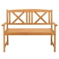 YTBW Fir Wood Patio Bench Garden Chair Loveseat Wooden Accent Outdoor