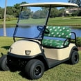 thumbnail image 2 of Psesaysky Green Golf Cart Seat Covers Fit for Club Car Precedent Front Seats Cushion, Golf Balls Print Ezgo Cart Front and Back Seat Cushion Cover, No Nails Required, 2 of 8