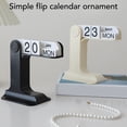 thumbnail image 4 of Flip Perpetual Calendar, Stress Relief Desktop Decoration, Exquisite Design for Home, Office, Crafted Ornament, 4 of 7