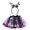 Purple, variant on Zylarhe Toddler Halloween Ballet Skirt with Hairband Party Dance Performance Set Orange 4-5 Years