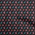 thumbnail image 1 of oneOone Cotton Poplin Black Fabric Circus Sewing Craft Projects Fabric Prints By Yard 42 Inch Wide-aC, 1 of 5