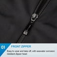 thumbnail image 4 of Advancent Trajes de neopreno de 1,5 mm para hombres Traje de buceo Traje de neopreno de secado rápido para hombres y mujeres Deportes acuáticos Negro XL, 4 of 6