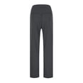 thumbnail image 5 of Yuanlong Womens Pants Solid Color Elastic High Waist Straight Tube Capris Pant Work Casual Bottom Smooth Stretchy Trouser, 5 of 8