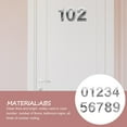 thumbnail image 2 of Tineasur 10Pcs Number Signs Modern Doorplate Figures for Hotel and Home, 2 of 8