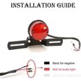 thumbnail image 5 of Luces traseras de motocicleta 30 LED integradas lámpara de freno trasero para Cafe Racer Chopper Bobber Street Bike Scooter Cruiser ATV Off-Road JM JM, 5 of 5