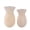 Rose, variant on Aria Home Colored Glass Collection, Set of 2 Frosted Glass Tulip Shaped Table Vases in Purple