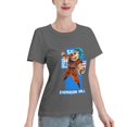 thumbnail image 2 of T-Shirt Basique à Manches Courtes pour Femmes Super Saiyan, 2 of 6