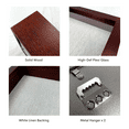 thumbnail image 3 of ILOT 11"x14" Solid Wood Mahogany Display Shadow Box Frame - Solid Wood Memory Box for Keepsakes (Picture box, military, wedding, graduation, and flower shadow box), 3 of 6