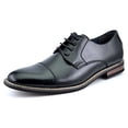 thumbnail image 1 of Bruno Marc Italy Prince Men's Classic Modern Oxford Wingtip Lace Dress Shoes, 1 of 6