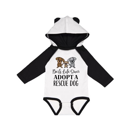 

Inktastic Adopt A Rescue Dog Pet Gift Gift Baby Boy or Baby Girl Long Sleeve Bodysuit