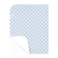 thumbnail image 1 of Kushies Flat Flannel Change Pad - Blue Lattice, 1 of 2