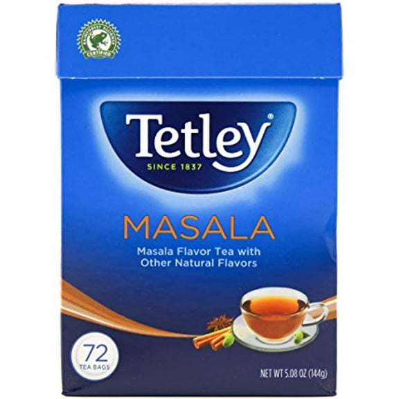 Tetley Tea, Masala, 72-Count Tea Bags (Pack Of 3)