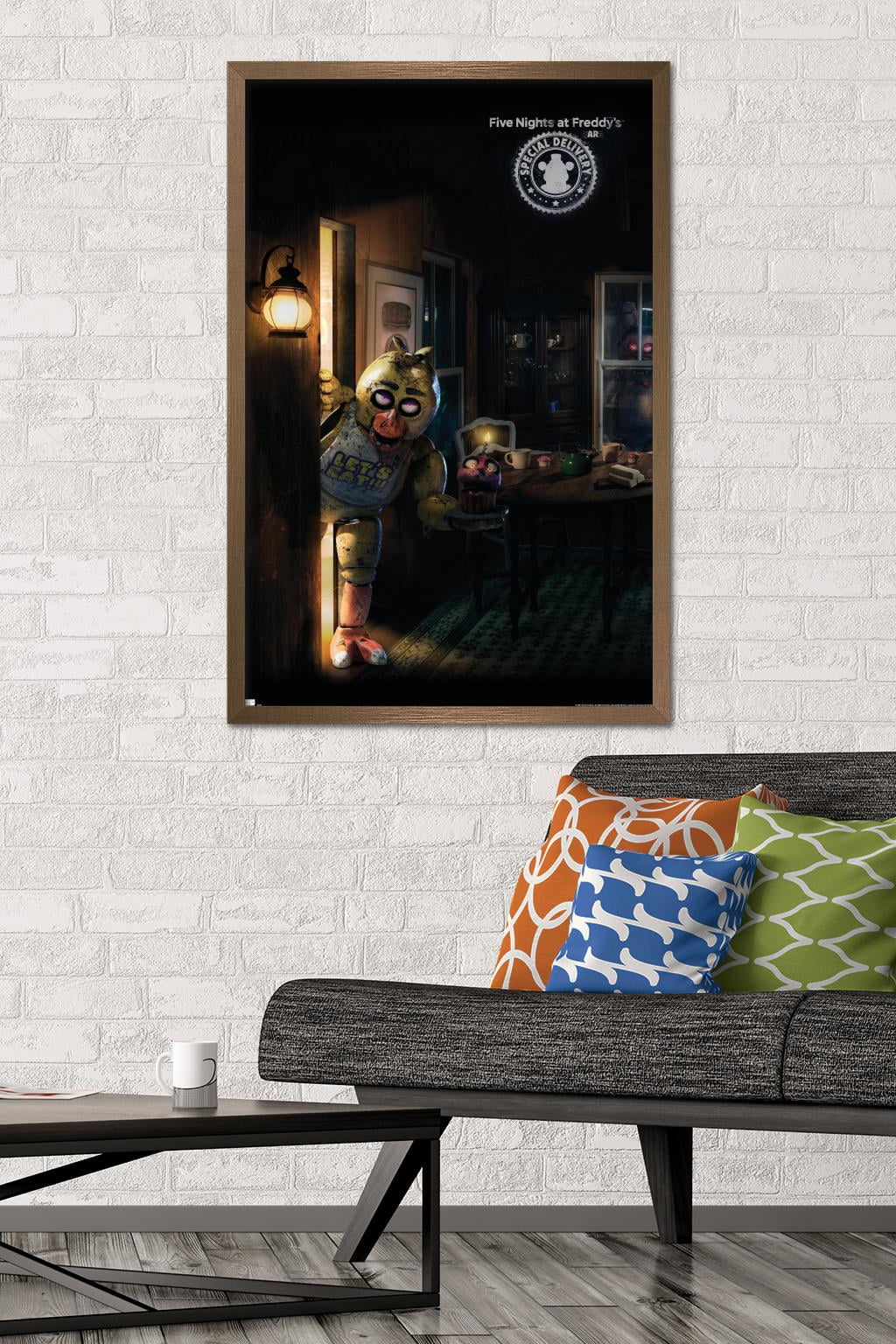 Five Nights at Freddy's: Special Delivery - Triptych 1 Wall Poster, 22.375" x 34", Framed