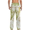 thumbnail image 3 of Lemon with Flowers Men's Pajama Pants Lightweight Sleepwear Bottom Lounge Pants, 3 of 6