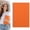 Orange, variant on Small Spiral Notebook 1Pack, 8.25x5.50 Inches Spiral Journal Cover Notebooks & Writing Pads for Home Office Aesthetic Sketch Drawing Note, Black