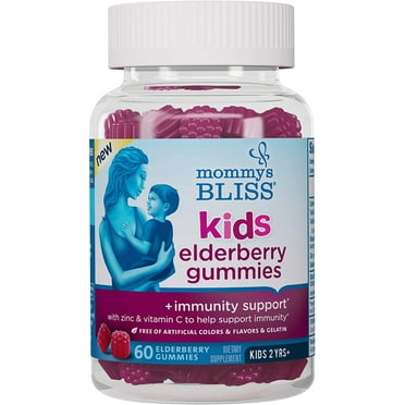 Mommy's Bliss Kids Elderberry Gummies, Immunity Support, 2  Years, 60 ct.