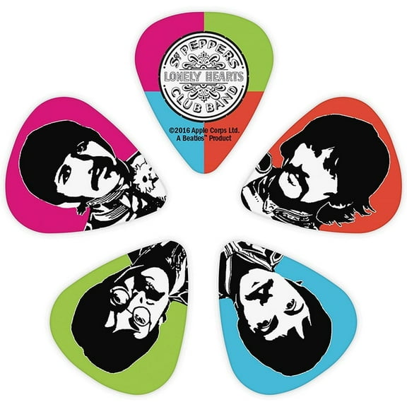 Planet Waves 1CWH4-10B6 Beatles Guitar Picks, Meet the Beatles, 10 Pack, Heavy Gauge