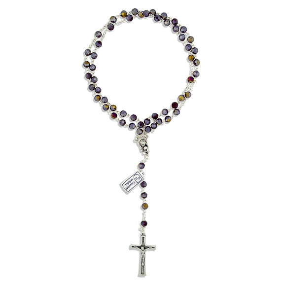 Catholic Birthstone Rosary (January - Red Garnet)