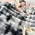 thumbnail image 6 of JOLUSERE Velvet Throw Blanket,60"x80" Ultra Soft Fuzzy Throw Blanket for Bed Couch,Bed Blanket for Adults All Season,Dark Gray, 6 of 10