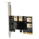 thumbnail image 2 of PCI-E Riser Card, Gpu Riser Card Direct Power Supply PCI-E X4 1 To 4 16X Slot Stable For Windows XP/Win7/Win8/Win10/LNUX /D0S, 2 of 8