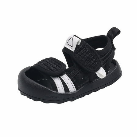 

dmqupv Toddler Jelly Shoes Size 5 013 Years Old 2 Boys Sandals Toddler Soft Sole Beach Shoes Baby Walking Sandals Girl Slides Sandal Black 6