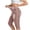 Coffee, variant on Women's Printed Denim Look Yoga Capri Leggings, High Waist Ultra Stretch Breathable, 7/8 Workout Cropped Pants for Outdoor Blue L