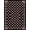 Pink Black, Pattern 1, variant on ODIKA 8'x10' Washable Area Rug Ribbon Motif Repeating Lattice Shaped Themed Polka Pink Flowing Dynamic for King Size Bedroom Under Bed, Master Suite, Non-Shedding, Easy Care