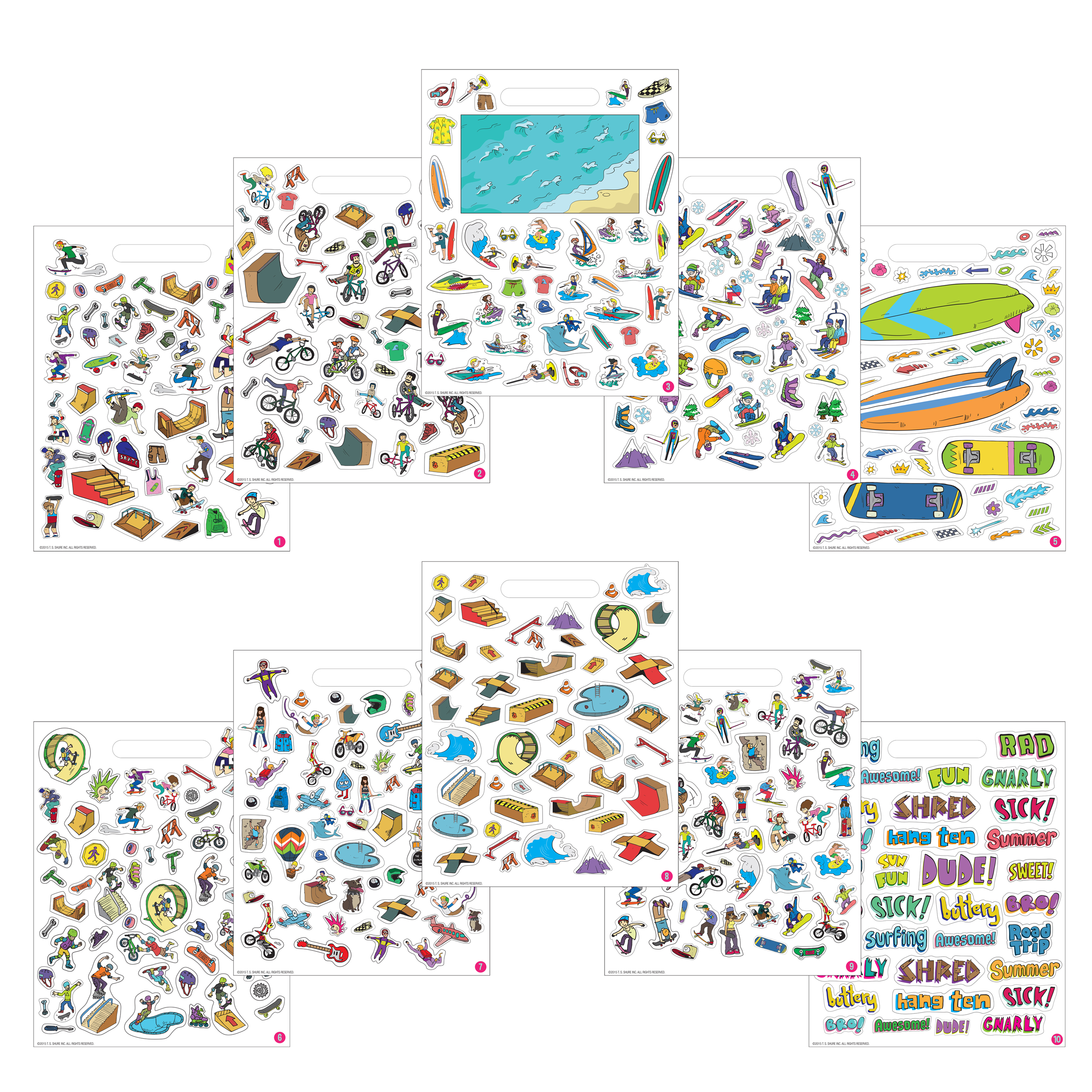 T.S. Shure - Doodle Extreme Sticker Book