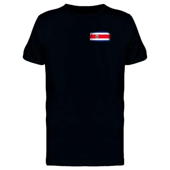 Brushstroke Costa Rica Flag Tee Men's -Image by Shutterstock