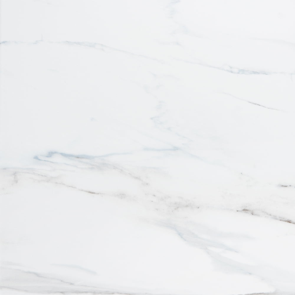 The Tile Life Minerva Gray Marble Look Porcelain Tile - 13 x 13 in. - Matte - 12-Piece - Floor, Wall, Backsplash