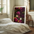 thumbnail image 3 of Dramatic Burgundy Midnight Rose Garden - Painting Floral Flowers Botanical Garden Vintage Pattern Autumn Unframed Wall Art Print 24 x 32 inches, 3 of 13