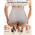 thumbnail image 4 of Women's Underwear 4 Pack High Waisted Ladies Panties Lace Nylon Breathable Postpartum Briefs Full Coverage, 4 of 6