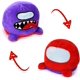 thumbnail image 2 of Muñeco de peluche doble flip del juego de matar hombres lobo espaciales entre nosotros, 2 of 5